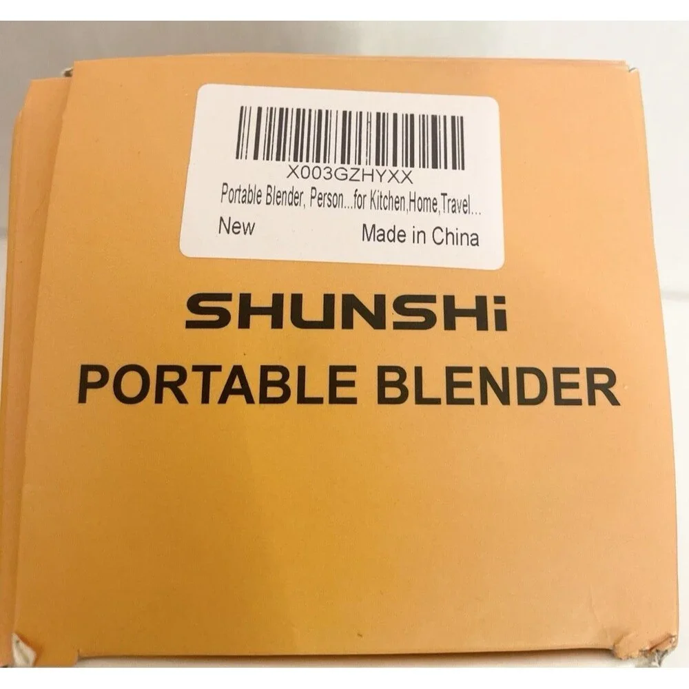 NEW Shunshi Portable Electric Blender 20oz USB Rechargeable White Travel To Go